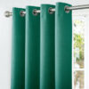 Athens Green Eyelet Self Lined Blackout Ready Made Curtains - Image 3