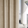 Windsor Cream Eyelet Blackout Ready Made Curtains - Image 5