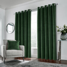 Windsor Green Eyelet Blackout Lined