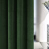 Windsor Green Eyelet Blackout Ready Made Curtains - Image 5
