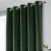 Windsor Green Eyelet Blackout Ready Made Curtains - Image 4