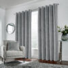 Windsor Grey Eyelet Blackout Lined