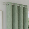 Arden Green 100% Blackout Eyelet Curtains - Image 3