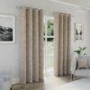 Arden Natural 100% Blackout Eyelet Curtains