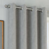 Marlow Grey Blackout Eyelet Curtains - Image 3