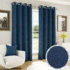 Marlow Navy Blackout Eyelet Curtains