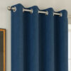Marlow Navy Blackout Eyelet Curtains - Image 3