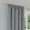 Delphie Grey Pencil Pleat Blackout Curtains - Image 3