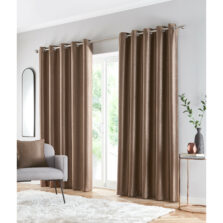 Richmond Bronze Eyelet Blockout Self Lined Ready Made Curtains