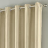 Richmond Cream Eyelet Blockout Self Lined Ready Made Curtains - Image 3