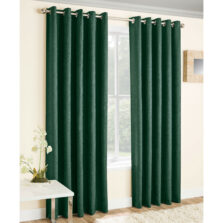 Sloane Green Dimout Eyelet Curtains