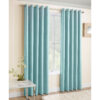Vogue Sky Blue Ready Made Curtains - Image 2