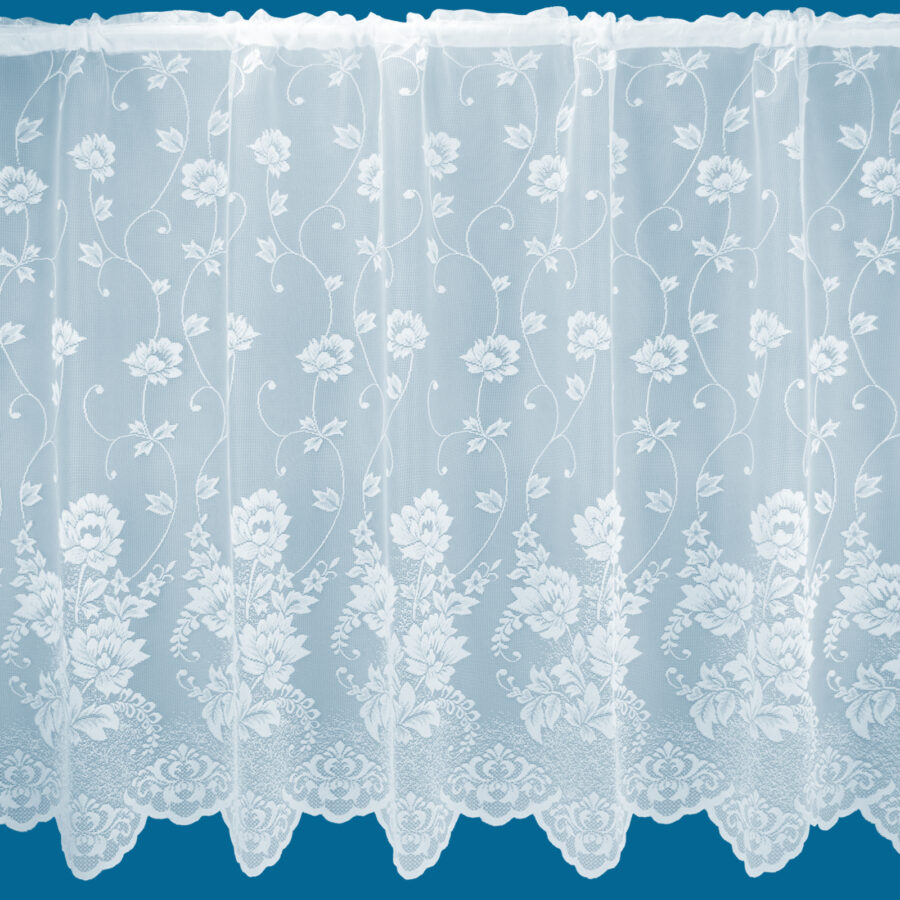 Clara White Net Curtain