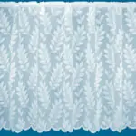Fern White Net Curtain