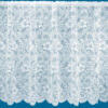 Flora White Heavyweight Net Curtain