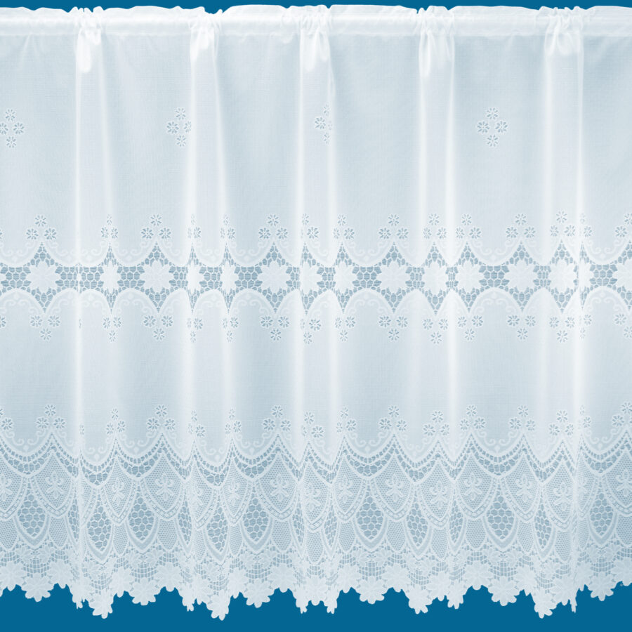 Ava White Net Curtain