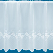 Millie White Net Curtain
