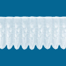 Tulip Premium Quality White Café Net Curtain