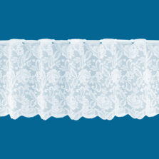 Sorrento White Café Net Curtain