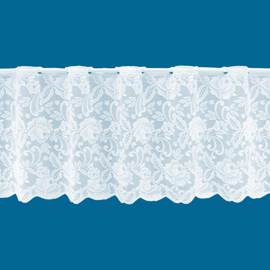 Sorrento White Café Net Curtain