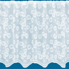 Bouquet White Net Curtain