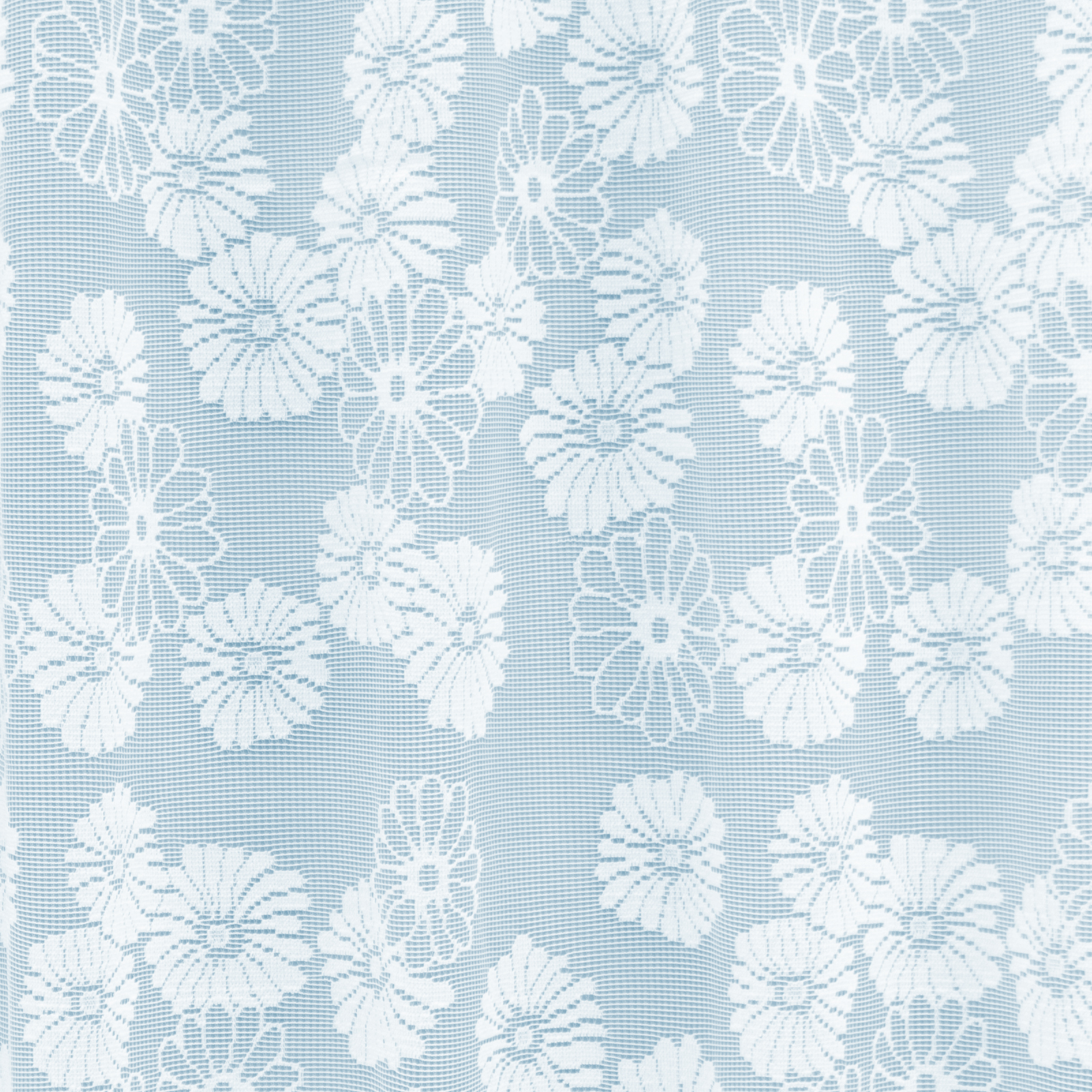 Bouquet White Net Curtain - Image 2